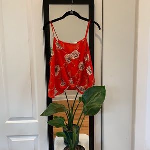 Lush Knotted Floral Top